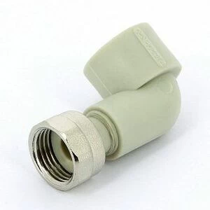 Угол с накидной гайкой ВР 20х1/2" полипропилен FV-PLAST