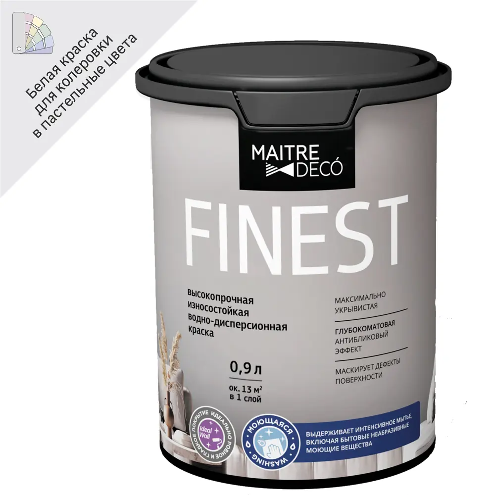 Краска Maitre Deco Finest - матовая интерьерная для стен и потолков 85263857 STLM-0060646