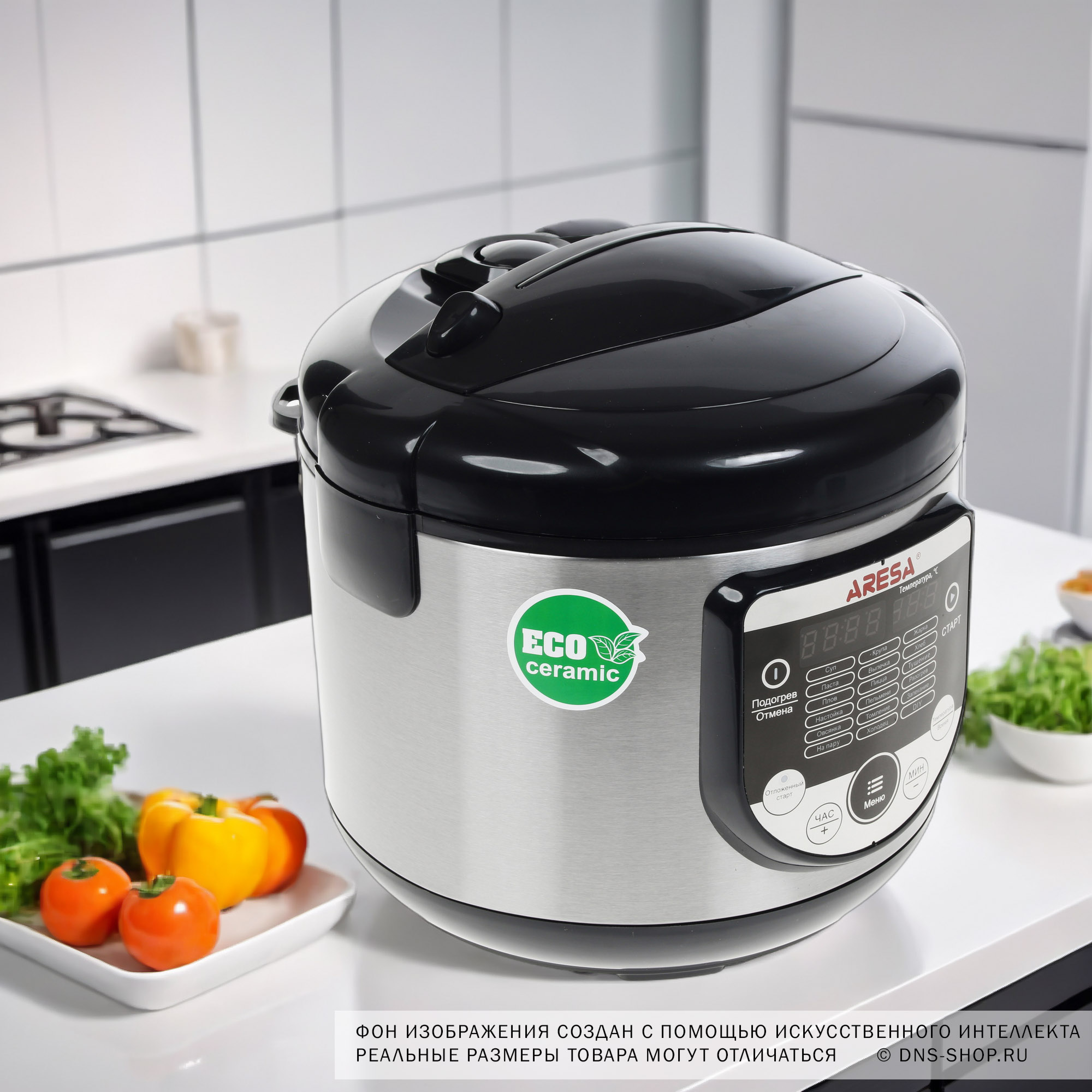 1149524 Мультиварка ARESA AR-2008 серебристый STDN-0027899 - Вид №9