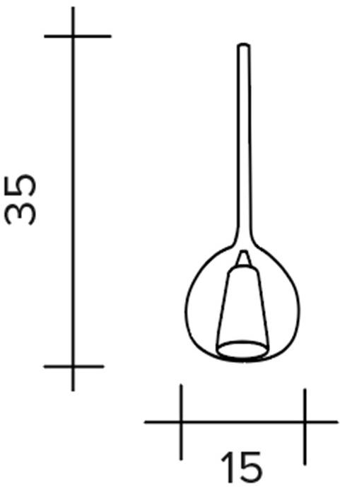Urban Подвесной светильник из боросиликатного стекла Beba 1730.-.-- - Вид №17