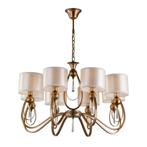 Подвесная люстра Omnilux Mellitto OML-63813-08 OMNILUX ДИЗАЙНЕРСКИЕ, MELLITTO 279741 Белый