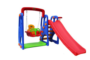 15863234 Детская игровая площадка : горка + качели Жук PS-031 СГ000000946 Perfetto sport