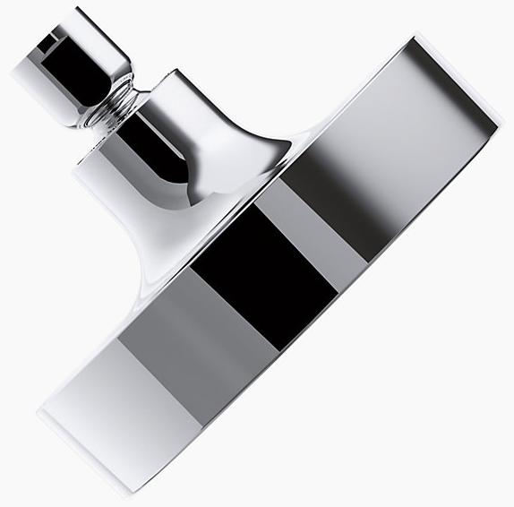 KOHLER Однофункциональная настенная душевая лейка Purist 2,5 галлона в минуту с технологией всасывания воздуха Katalyst K-965-AK-CP  - Вид №3