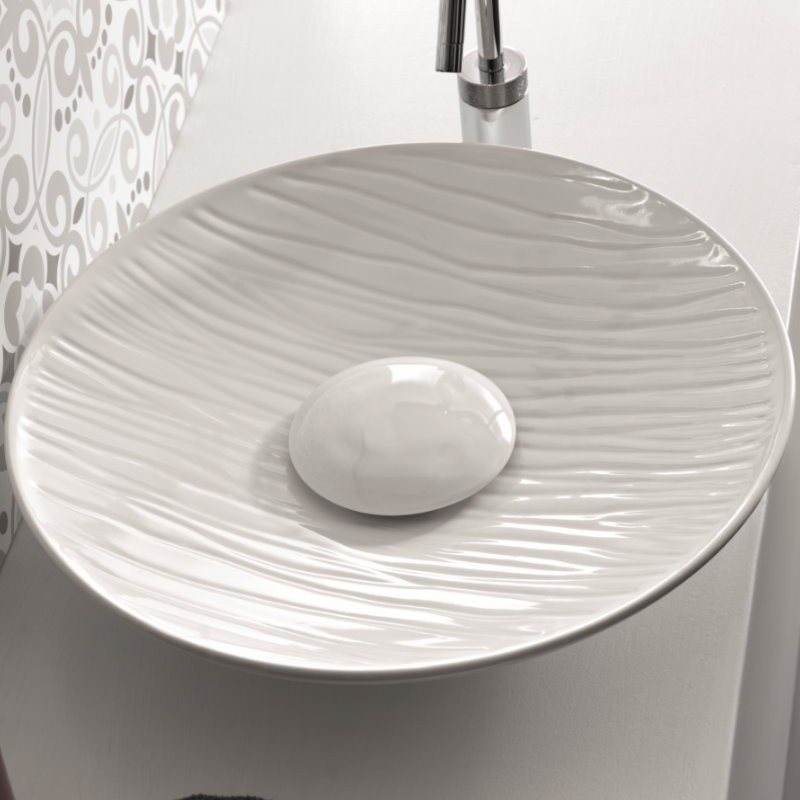 25379 Накладная раковина на столешницу  овальная Ceramica Hidra  - Вид №2