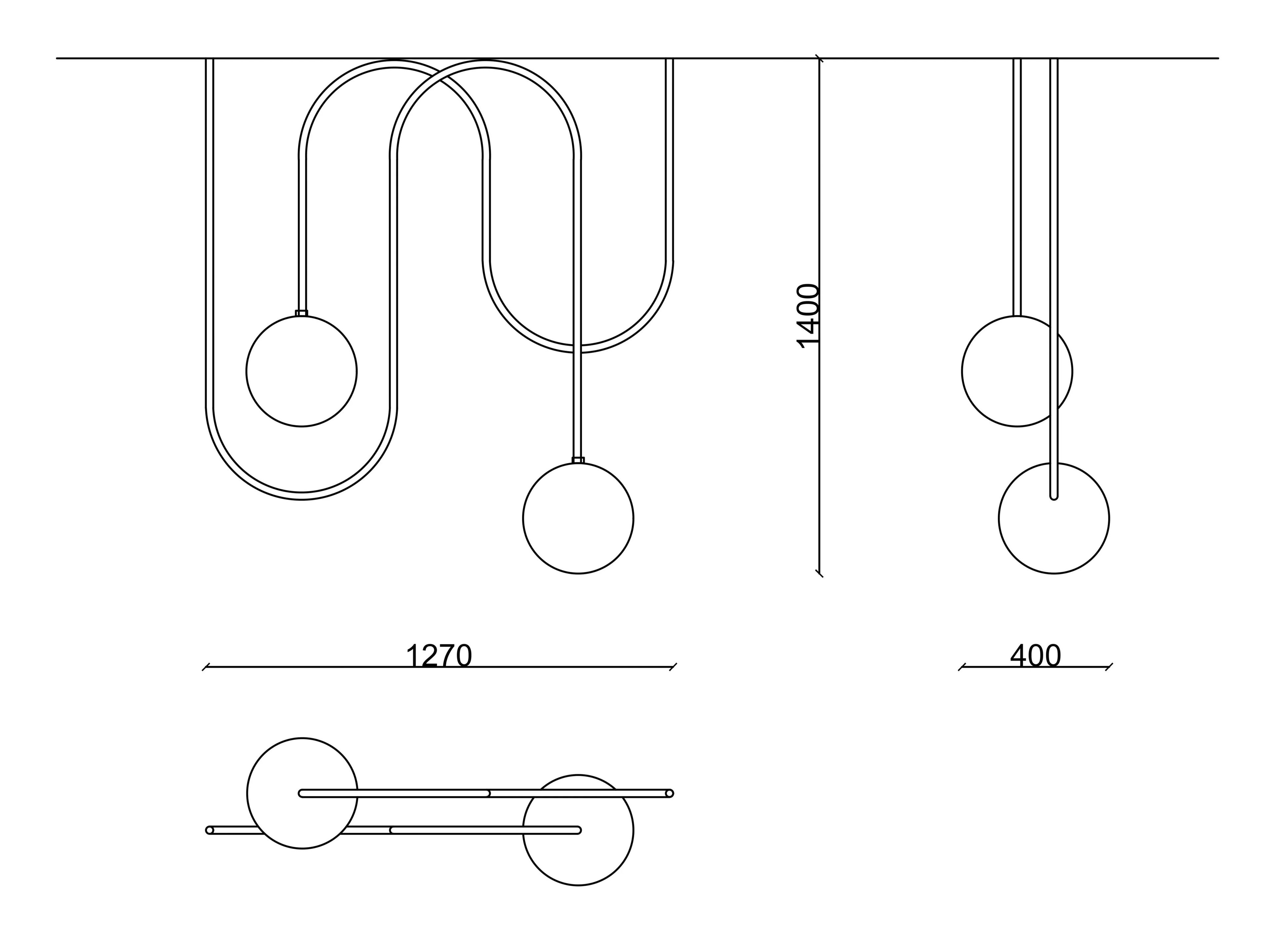Подвесной светильник RIVATELIER LOCHNESS ARCH-00056080 - Вид №3