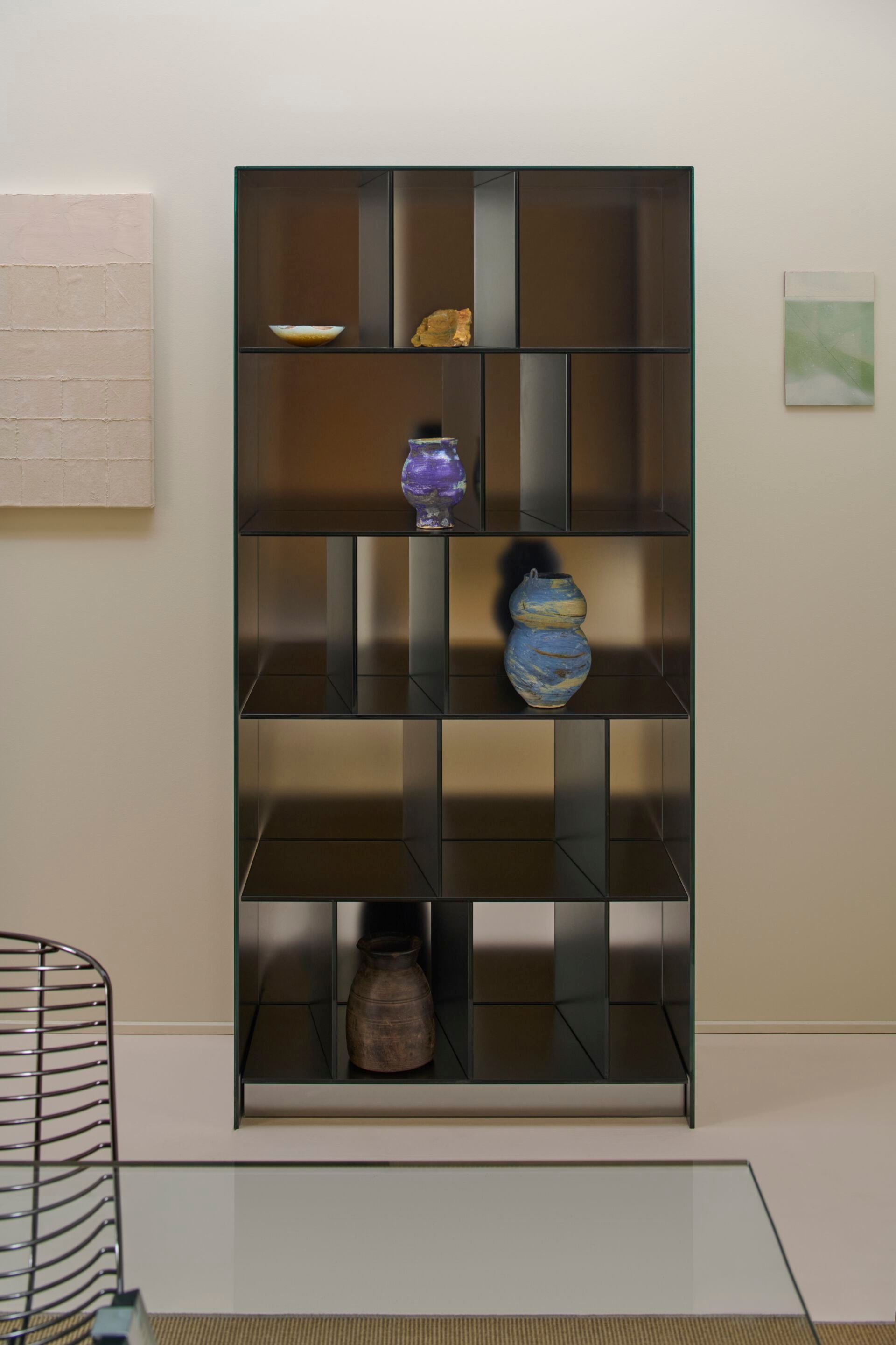 Книжный шкаф из хрусталя Glas Italia Obliquo ARCH-00096070 - Вид №2