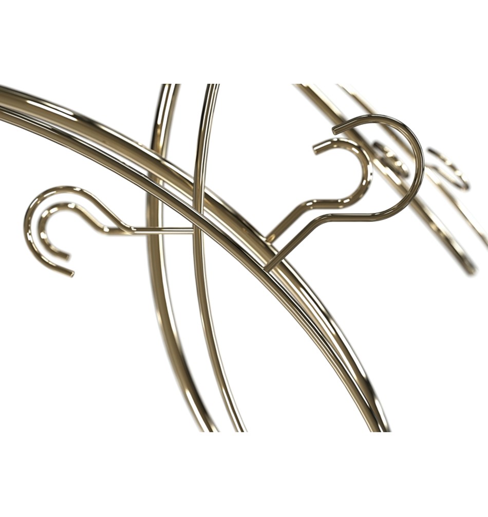 FROST Вешалка 1 "SLIM" » золото. Нержавеющая сталь Золото N1134-GO  - Вид №3