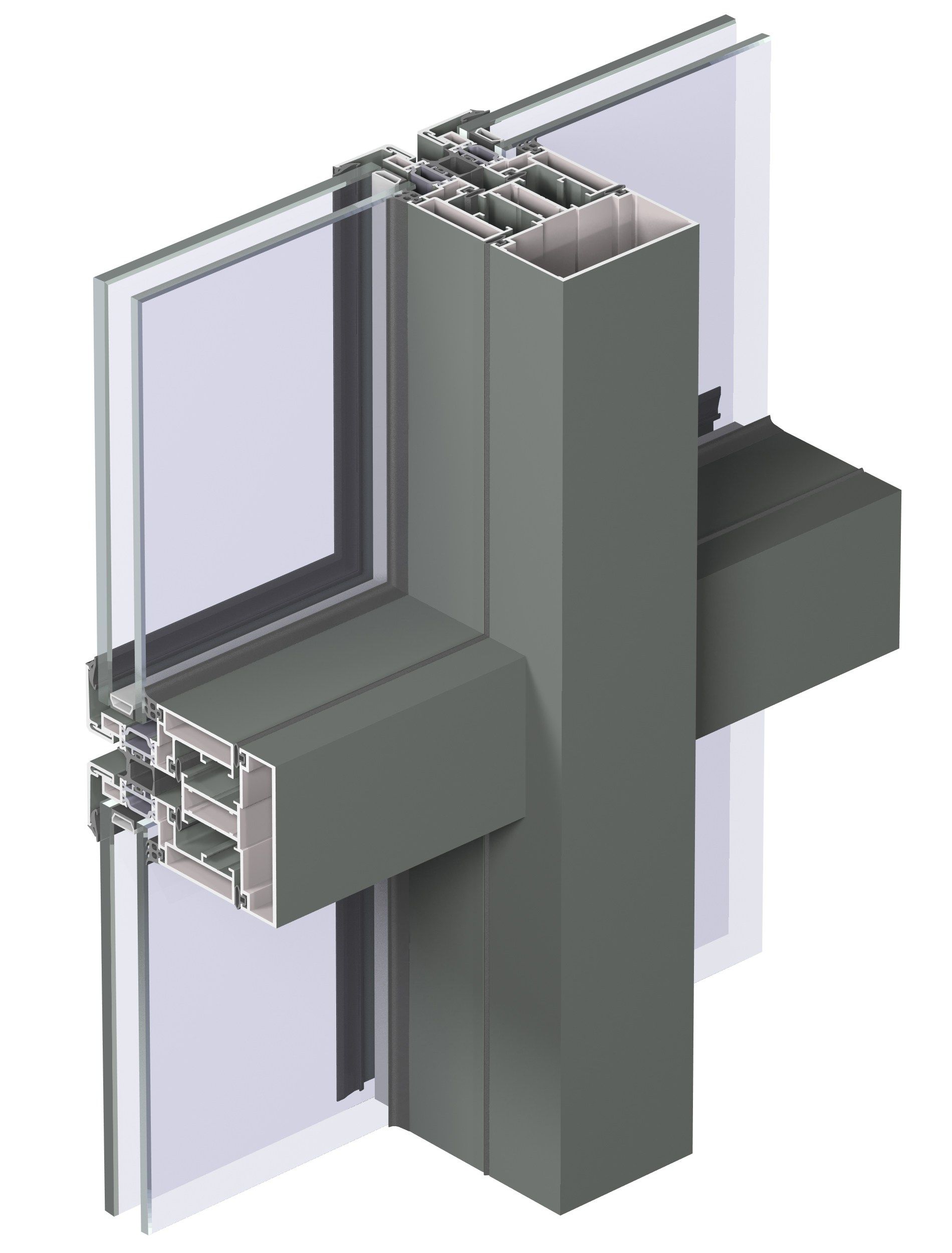 Алюминиевая система навесной стены Reynaers Aluminium ConceptWall ARCH-00093759 - Вид №11
