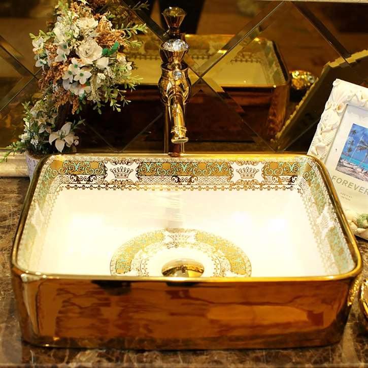 Керамическая столешница прямоугольная раковина Fontana Showers AcquaVita ARCH-00003866