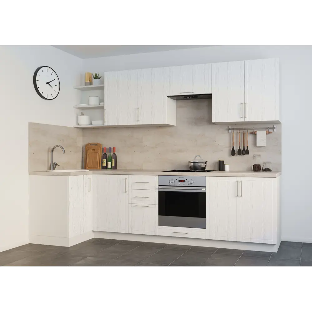 DELINIA Шкаф напольный Агидель с 3 ящиками для современной кухни 86586497 STLM-0872485 - Вид №5