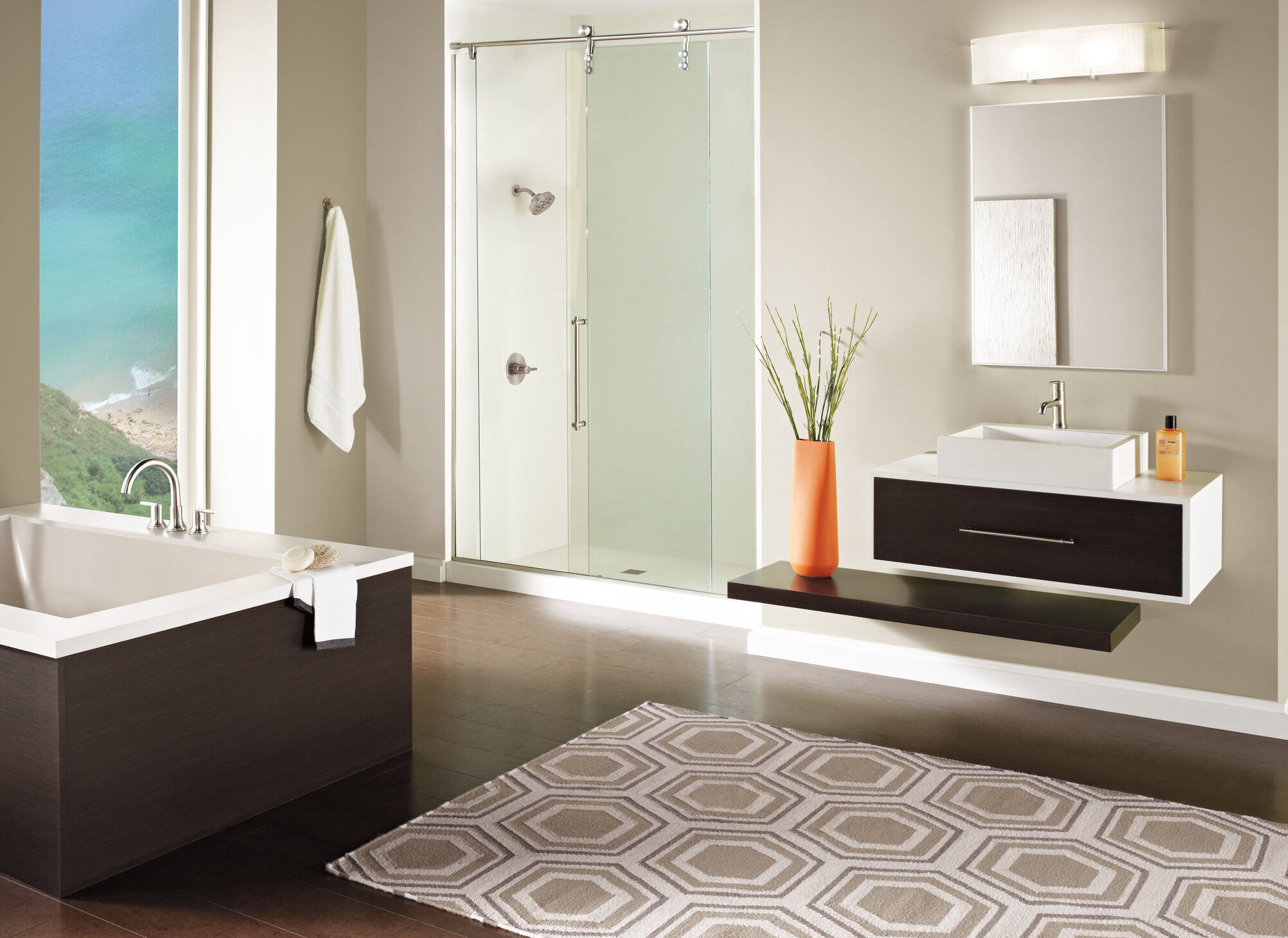 559LF-SSLPU Смеситель для ванной с одной ручкой Delta Faucet Trinsic Нержавеющая сталь  - Вид №3