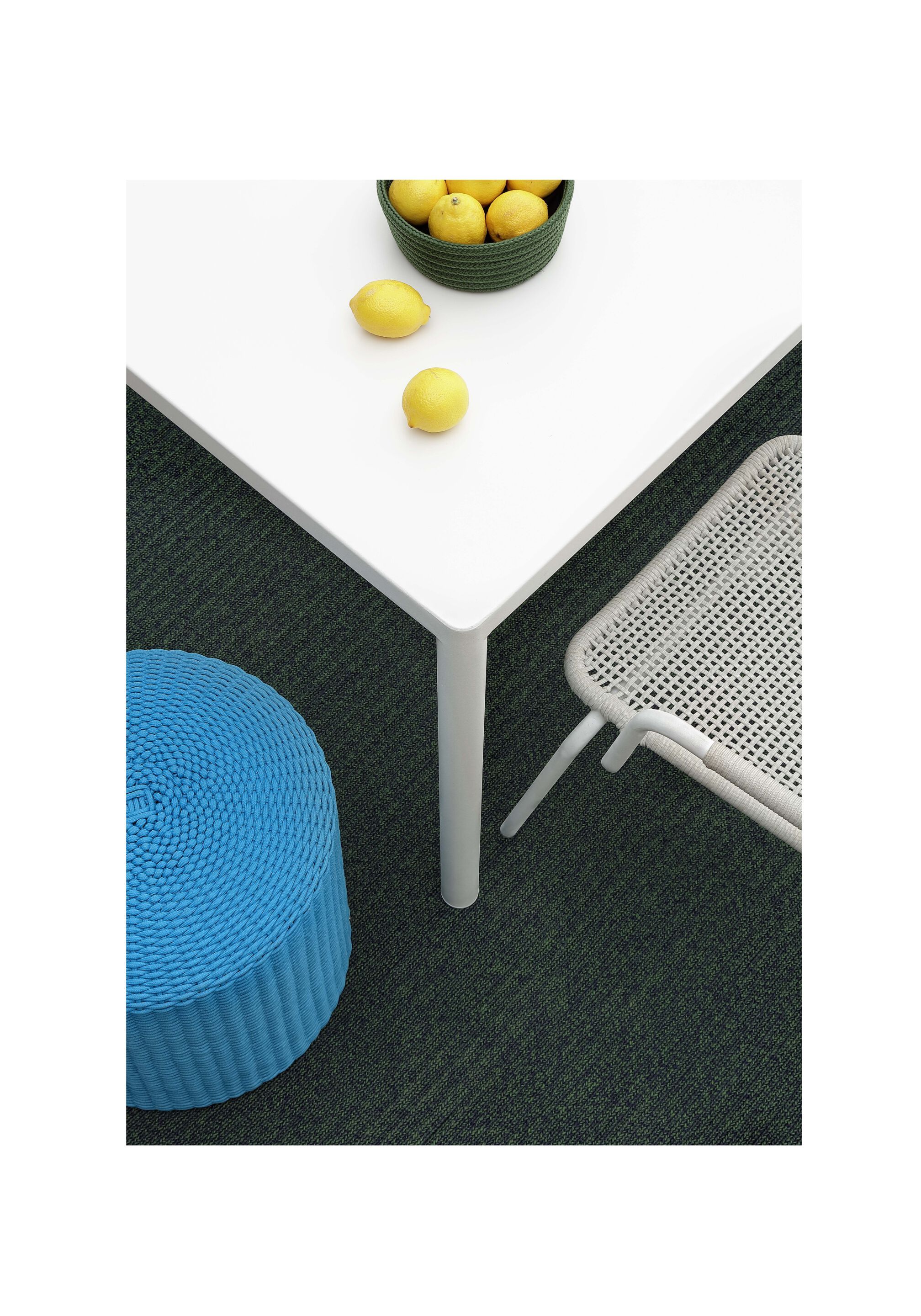 Квадратный стальной стол с порошковым покрытием Nodo Italia Via ARCH-00074964 - Вид №3