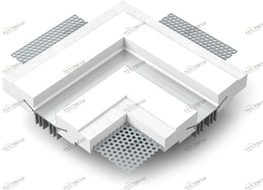9010 novantadieci Линейный профиль освещения в cristaly®  4189k 
