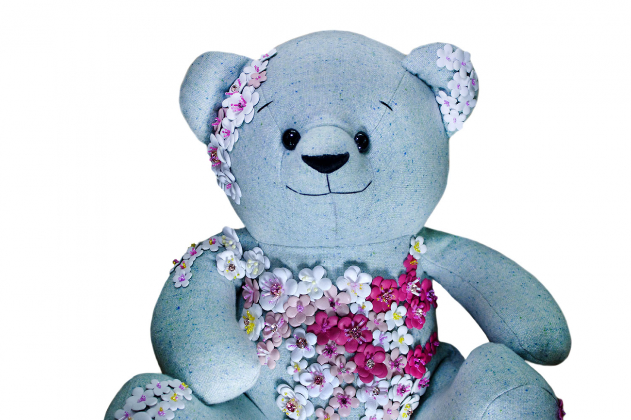 Мягкая игрушка Мишка Polly GOLDY BEARS МЕДВЕДИ 010969 Голубой  - Вид №2