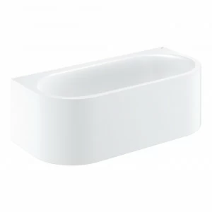 Ванна GROHE Essence, пристенная, 180 х 80 х 57,5 см, альпин-белый (39622000)