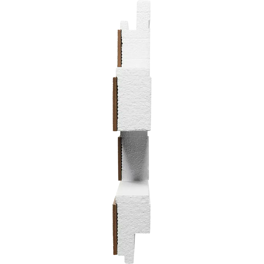 Термопанель рядовая Мосстрой-31 Brick Stone коричневый 118x41x5 см STLM-2027246 - Вид №3