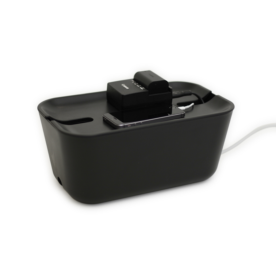 Органайзер для проводов Hideaway средний черный Bosign 291172 - Вид №1