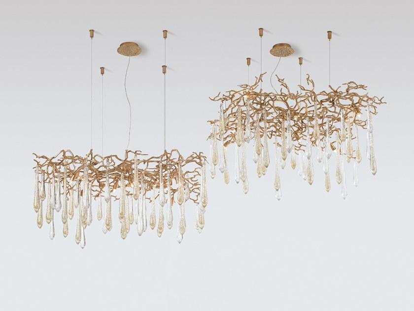 Serip Галогенный подвесной светильник из бронзы Aqua Ct3412/8 - Вид №1