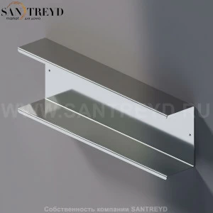 Agape MACH 2 Двойная полка 60 см хромированная AMC20924A