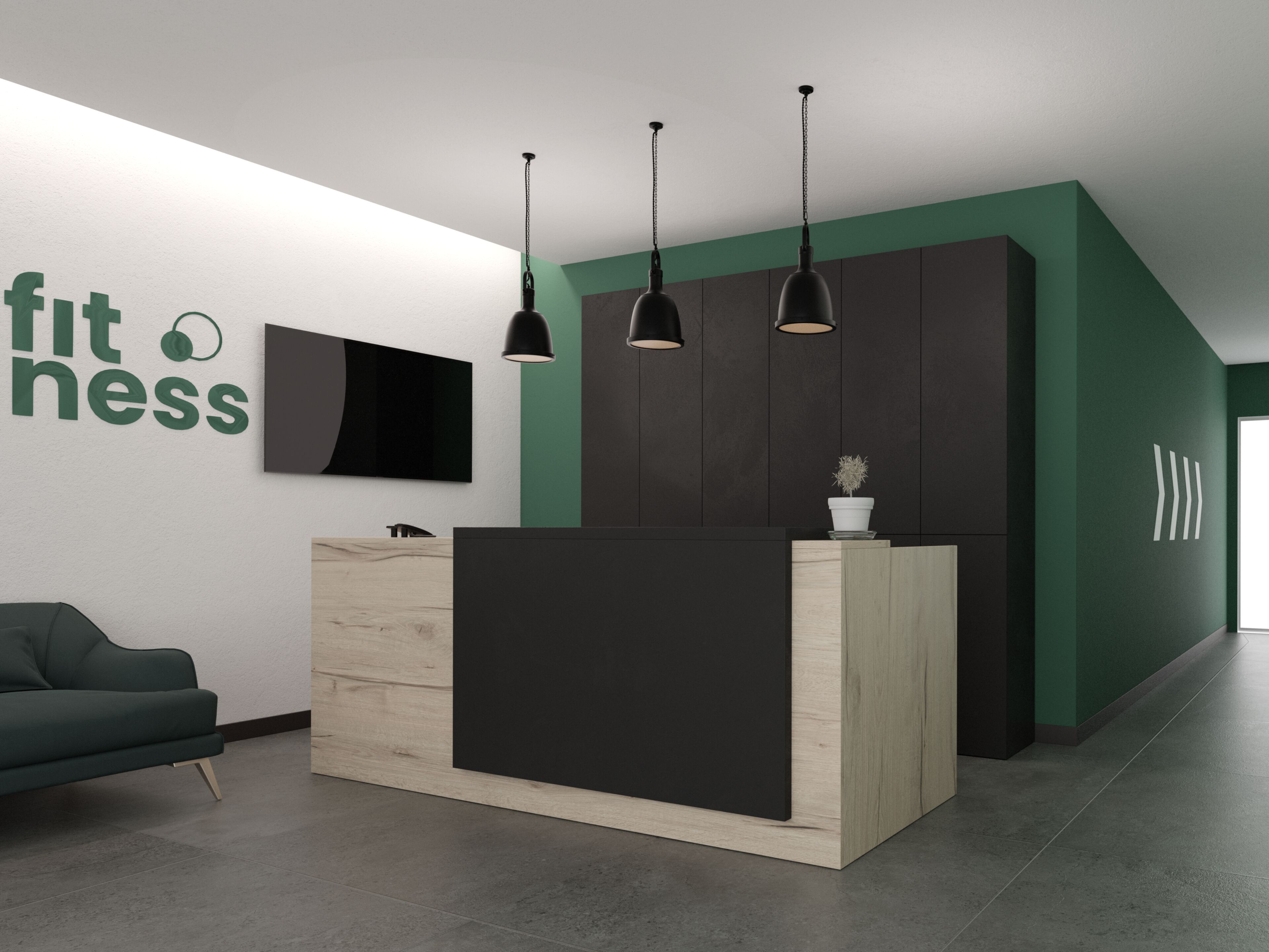 Деревянная стойка регистрации MOBILIFICIO SANGIORGI Made to fit ARCH-00125031 - Вид №1