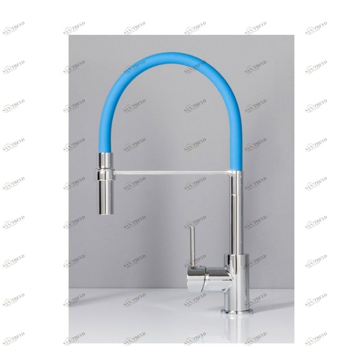 Смеситель для кухни Aquanet FF6215 синий 00189337