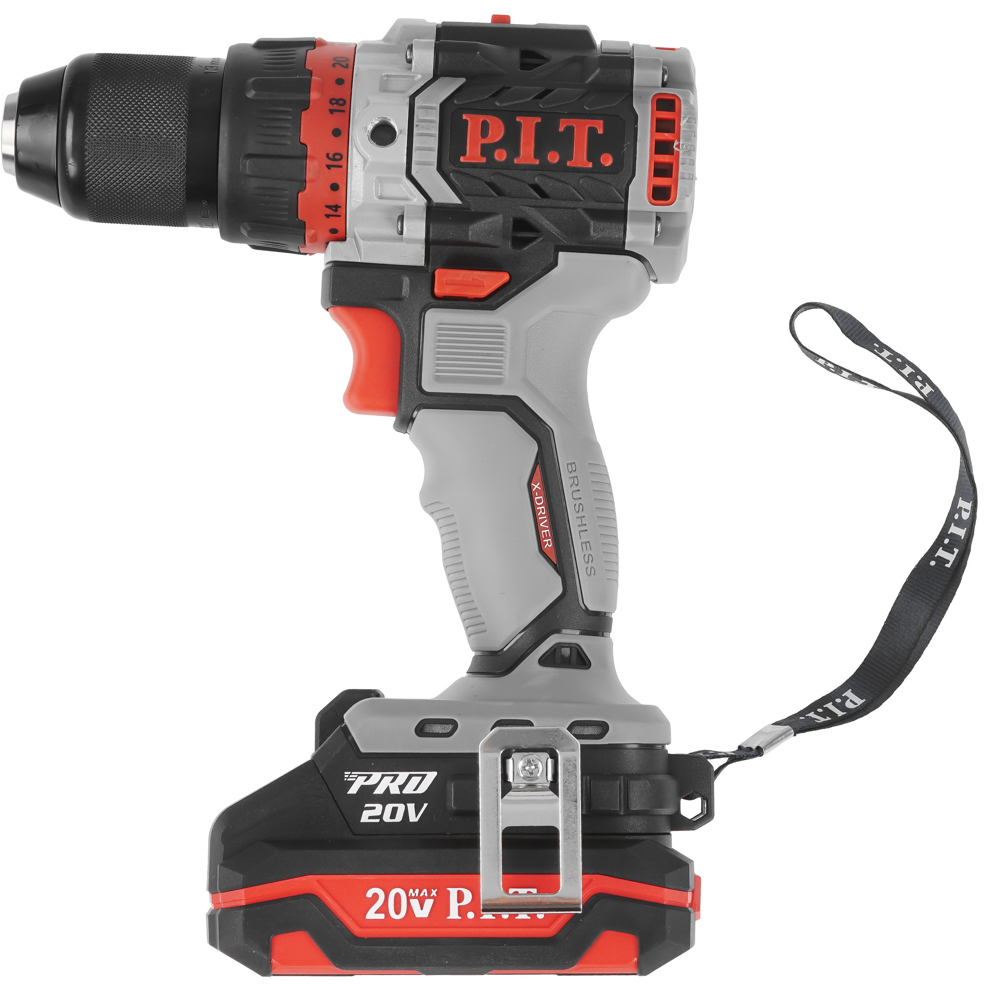 Дрель-шуруповерт PIT PSB20H-13D/1 X-DRIVER OnePower 20V 9086511 STDN-0082935