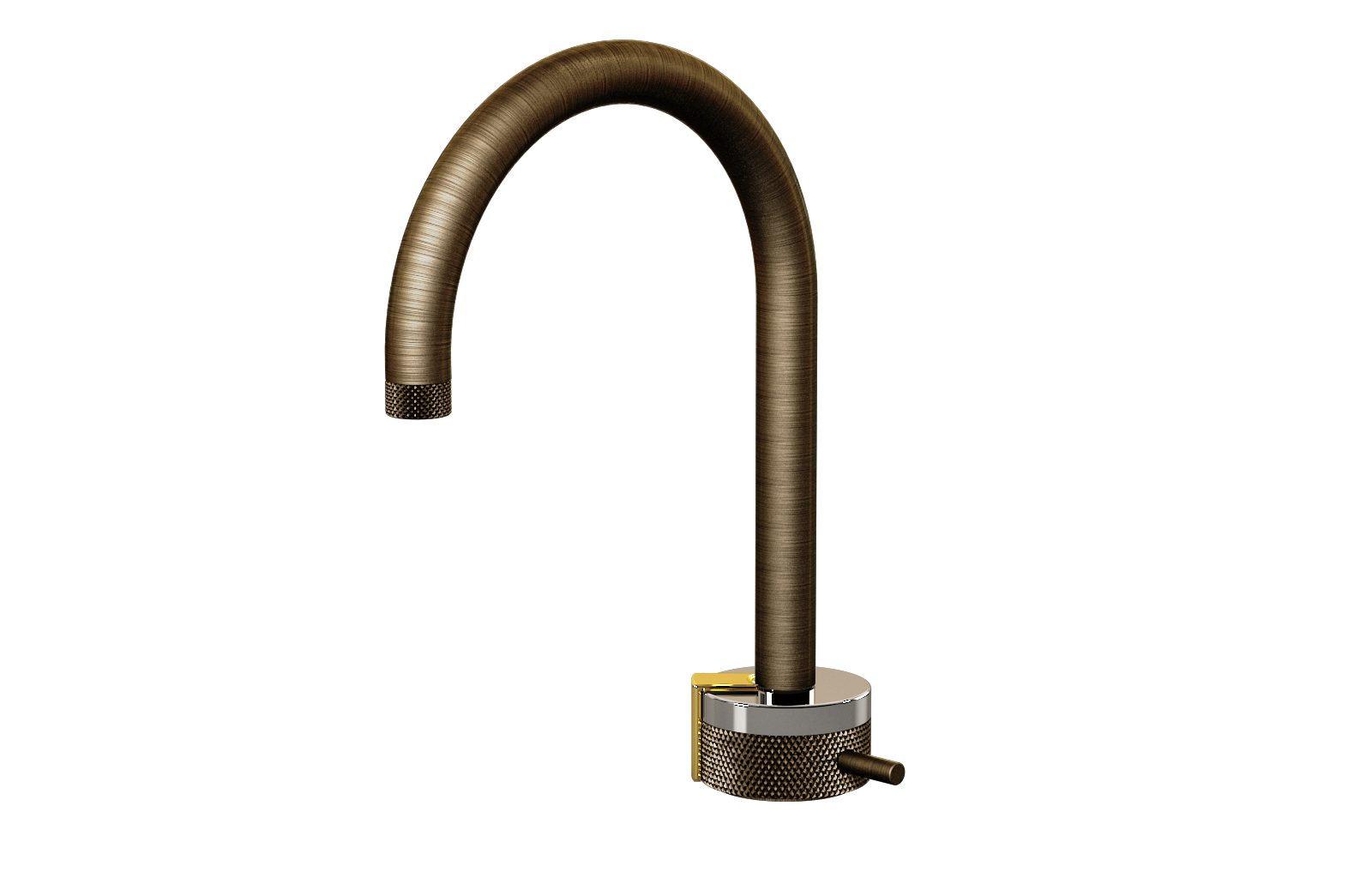 E-11502-R1PN-L2AU-VBB Однорычажный прогрессивный смеситель для раковины - излив 16см GRAFF MOD+