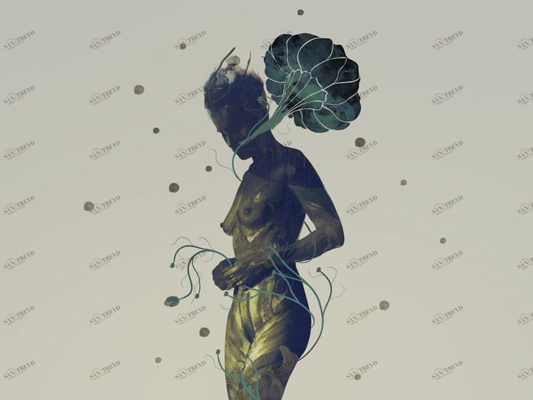 MOMENTI Авторский художественный принт Crazy home paintings Dh-009