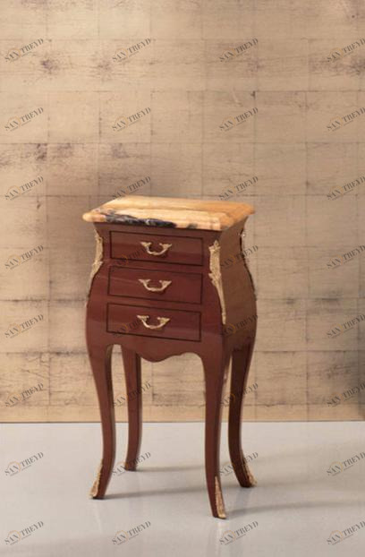 Rozzoni Прямоугольная тумбочка из дерева с ящиками Mandarin sun-id-1395369