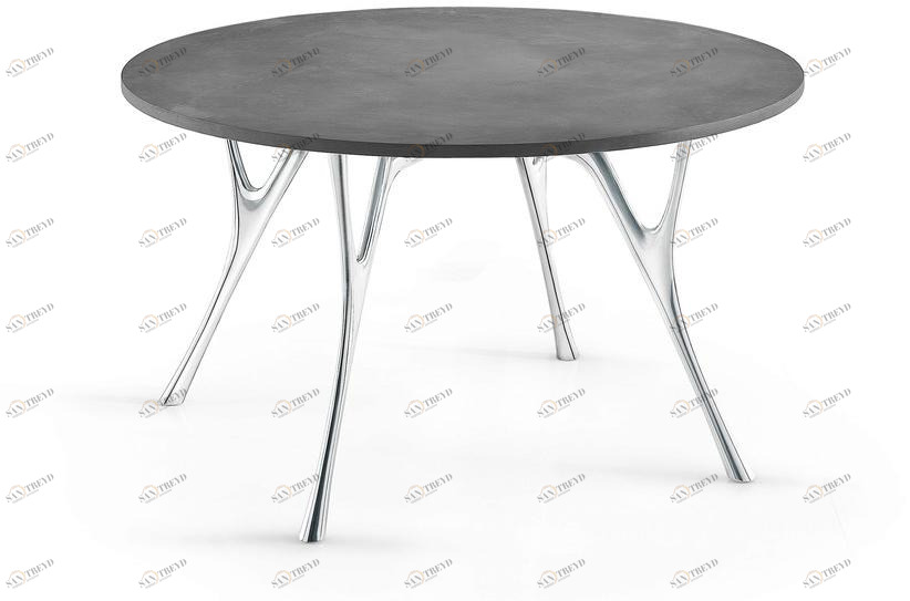 Caimi Brevetti Круглый бетонный стол Pegaso sun-id-1444192
