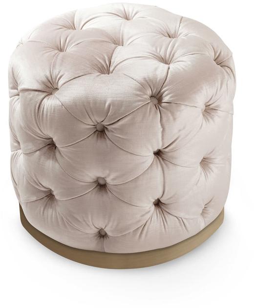 Cantori Круглый бархатный пуф capitonné George sun-id-1477449 - Вид №1
