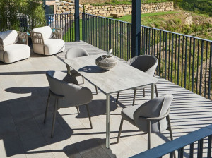 Прямоугольный садовый стол