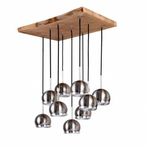 Дизайнерская подвесная светодиодная люстра Spot Light Ball 5030974 матовый никель, белая SPOT LIGHT ДИЗАЙНЕРСКИЕ, BALL 108319 Белый;серебро