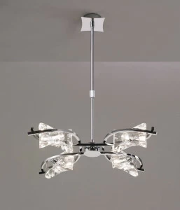 Подвесная люстра Mantra Krom 0881 MANTRA ДИЗАЙНЕРСКИЕ, KROM CHROME 055866 Хром