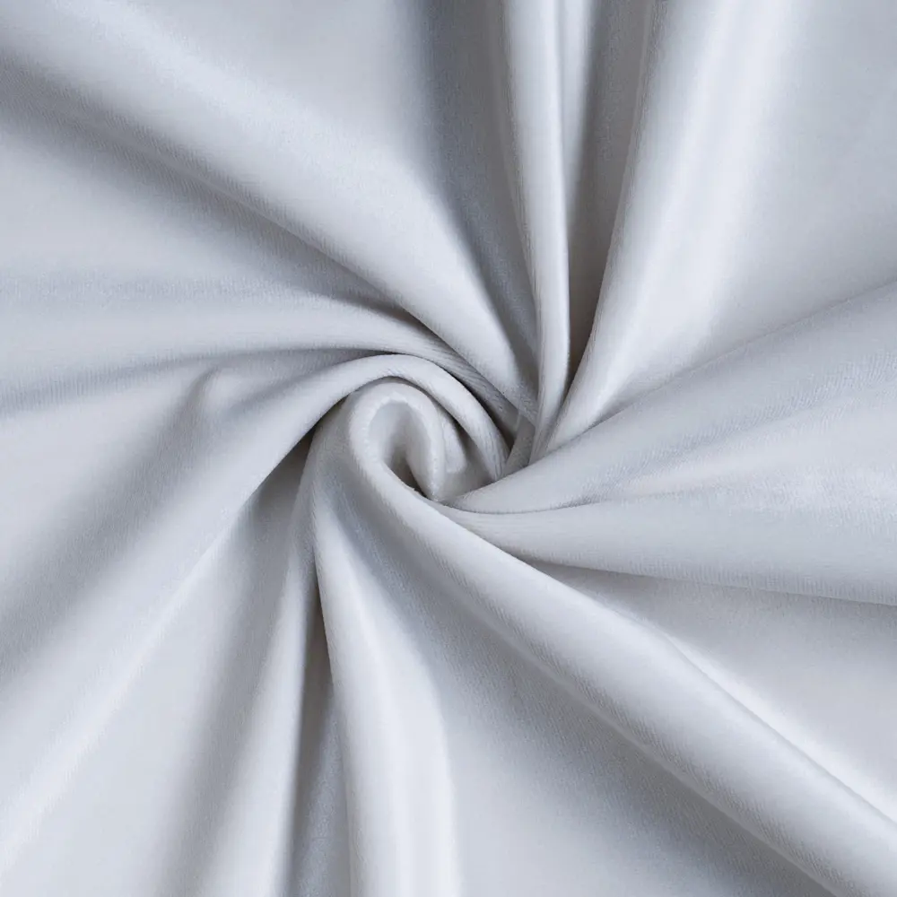 Ткань 1 м/п бархат 300 см цвет белый GARDEN STLM-2060394