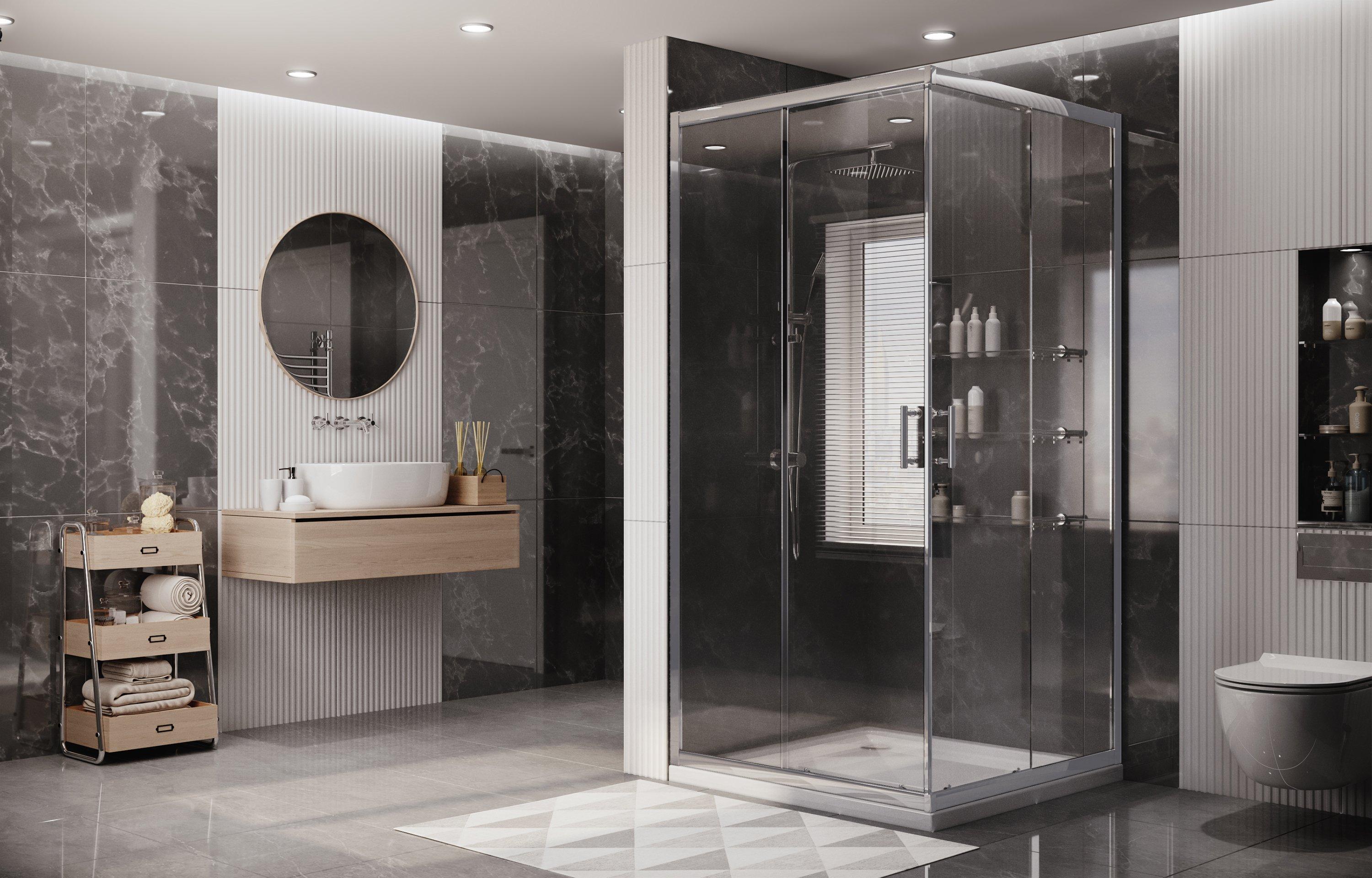 Душевое ограждение Ambassador Kingston 14011103 (1000x1000x2000), 1 место  - Вид №1