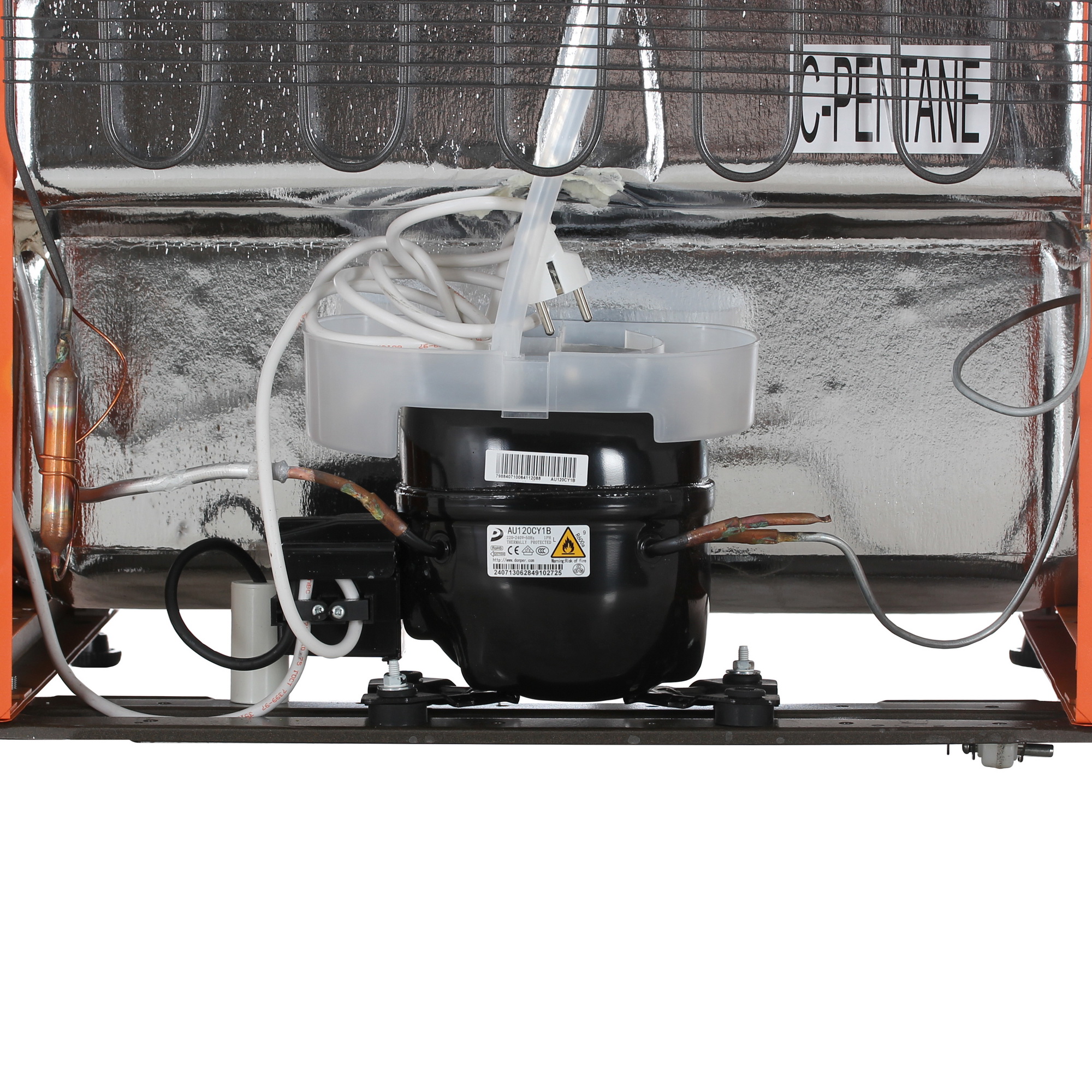 9953412 Холодильник с морозильником   Nordfrost NRB 121 Or оранжевый STDN-0041180 - Вид №10