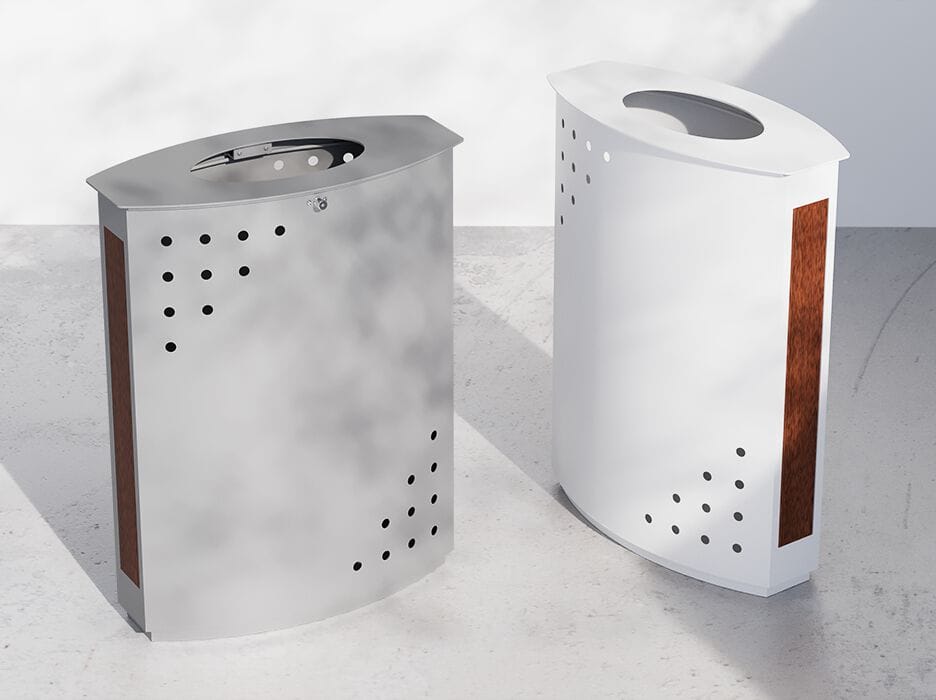 Наружная металлическая корзина для мусора DIMCAR ARCH-00096027 - Вид №1