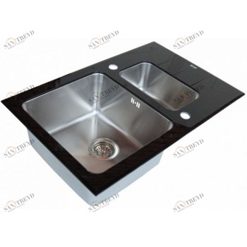 Zorg GL 5078-2 Black Мойка кухонная прямоугольная Zorg 