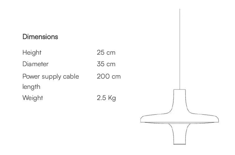 Алюминиевый подвесной светильник Martinelli Luce Avro ARCH-00044136 - Вид №10