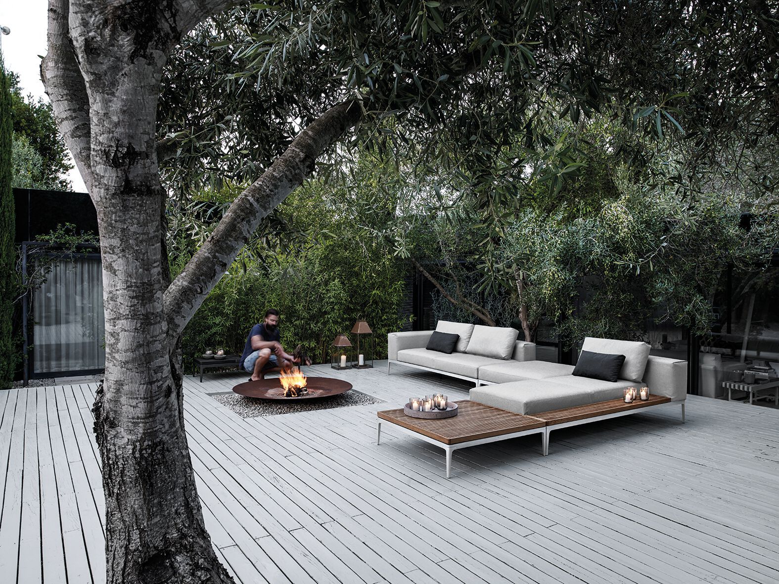 Ткань квадратный сад пуфик Gloster сетка ARCH-00068426 - Вид №10