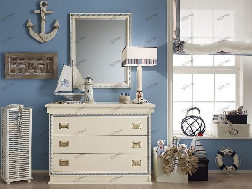 Caroti Деревянный лакированный комод Cordage sun-id-1351447