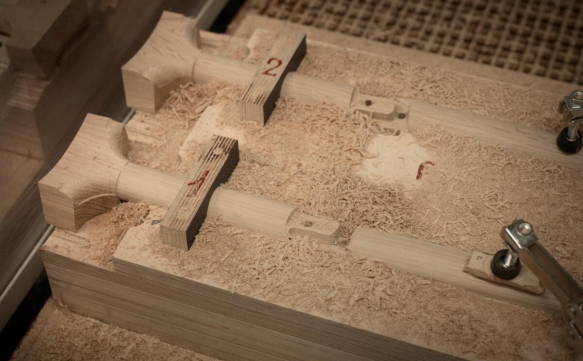 Деревянный штабелируемый стул с мягким сиденьем ALKI ORRIA ARCH-00091551 - Вид №23