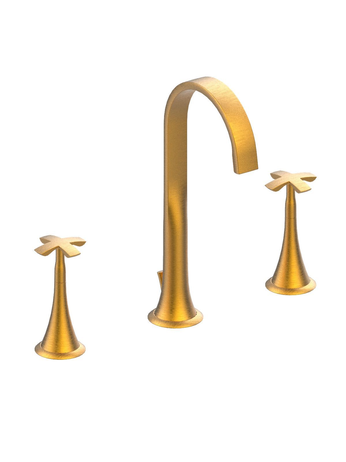 Высокий смеситель для раковины с раздельными розетками Rubinetterie Frattini Lucrezia ARCH-00072703 - Вид №4