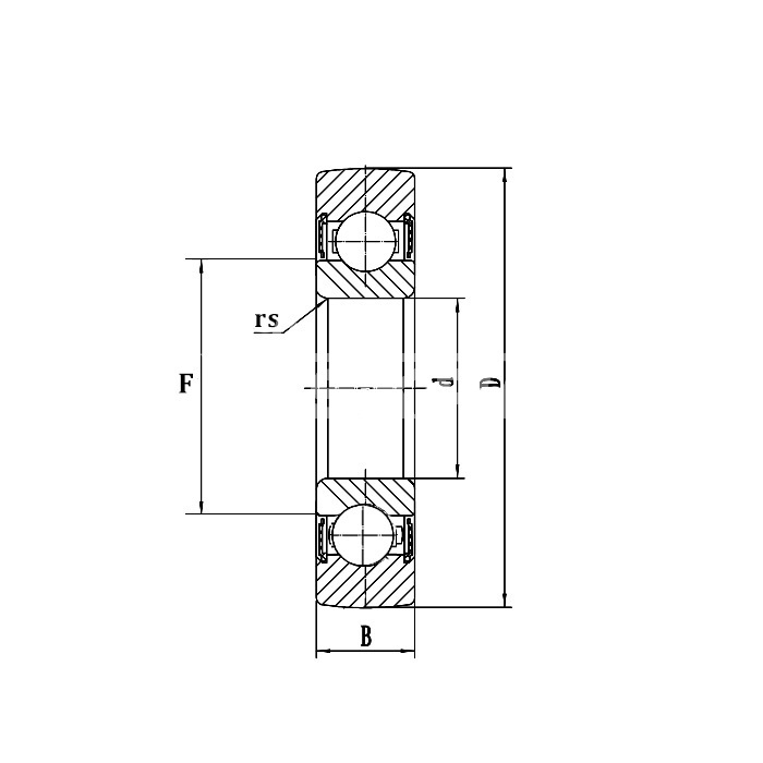 IS1749 Опорный ролик LR607NPPU ISKRA  - Вид №1
