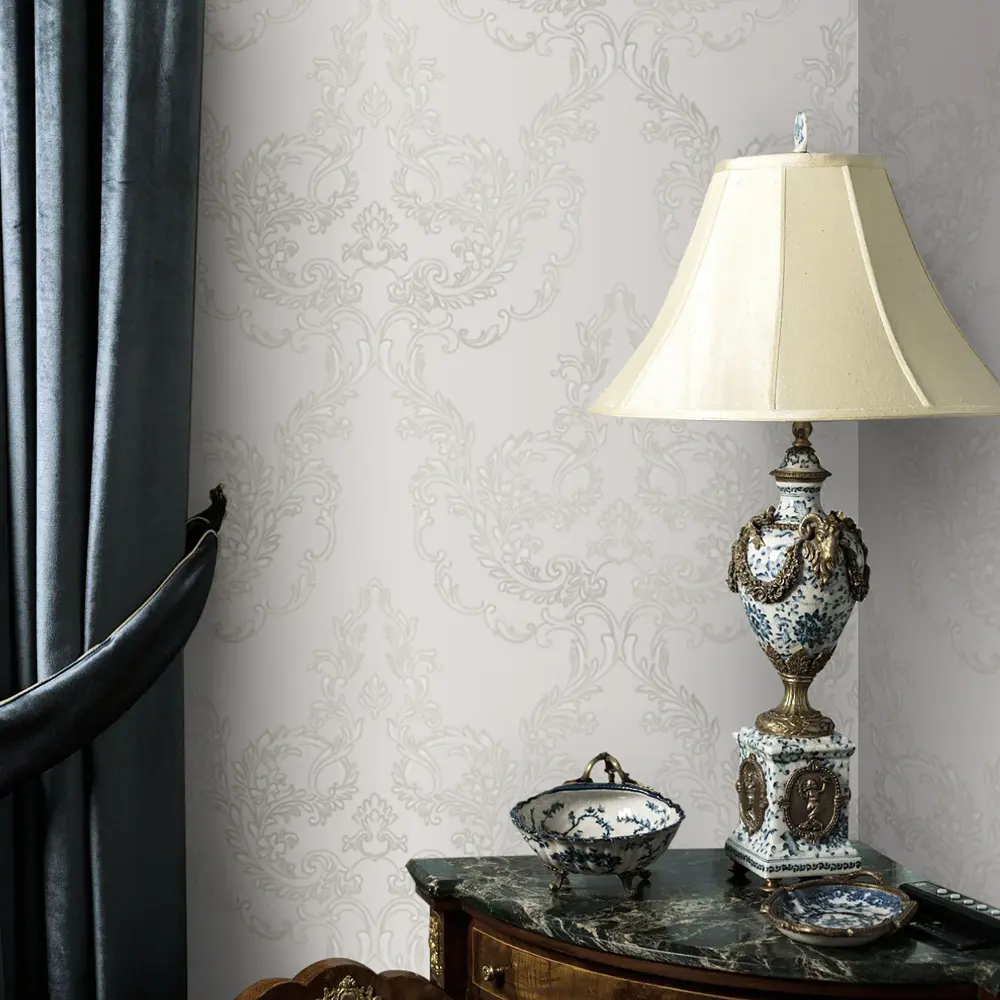 Обои флизелиновые Erismann Sorbonn светло-серые 1.06 м ЭР60492-03 Sorbonne STLM-2167238 - Вид №3