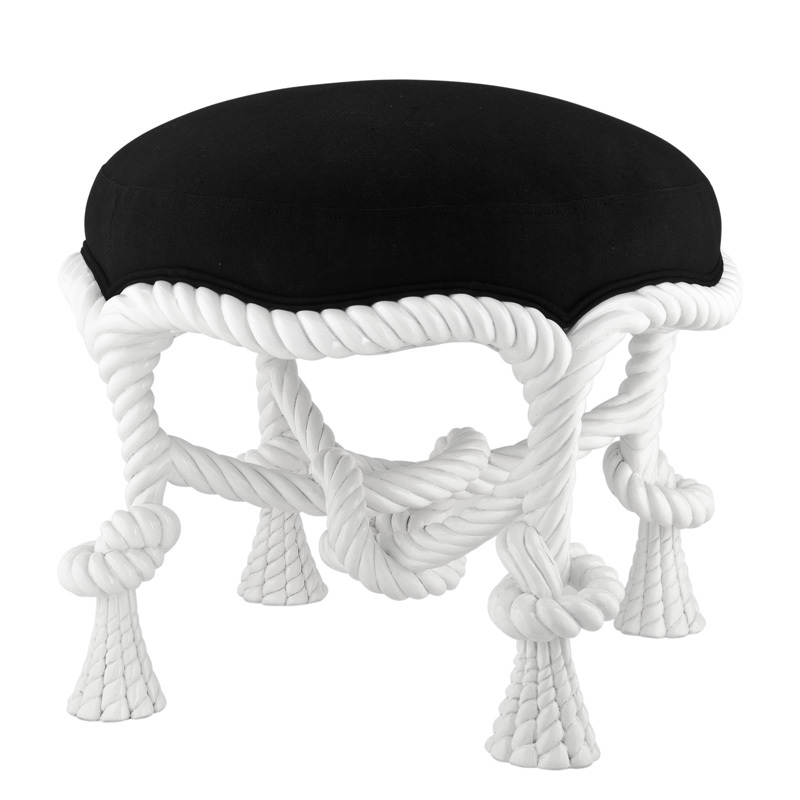 Пуф Lucent от Eichholtz чёрный EICHHOLTZ ДИЗАЙНЕРСКИЕ, EICHHOLTZ 061288 Чёрный  - Вид №3