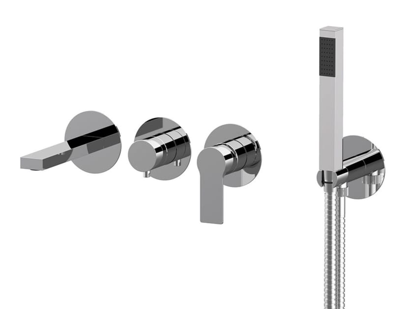 Встраиваемый однорычажный смеситель для душа с ручным душем Daniel Rubinetterie Reflex ARCH-00056033