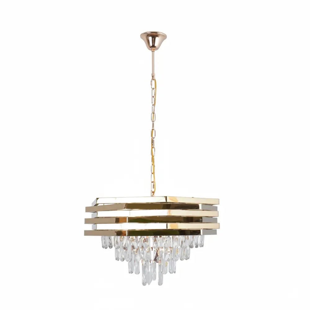 Люстра подвесная Rose 8 ламп 15 м² цвет золото ESTARES STLM-2081295 - Вид №1