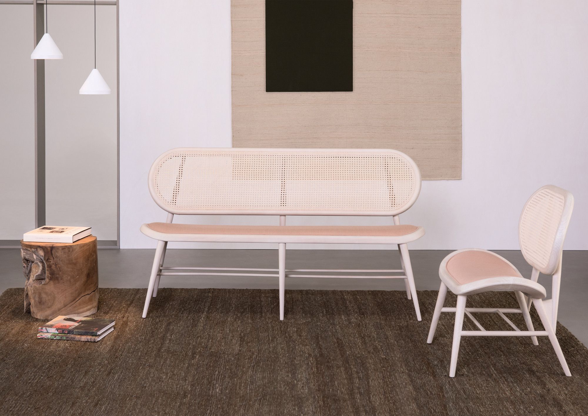 Скамейка из бука со спинкой Vergés Bernardes ARCH-00112179 - Вид №2